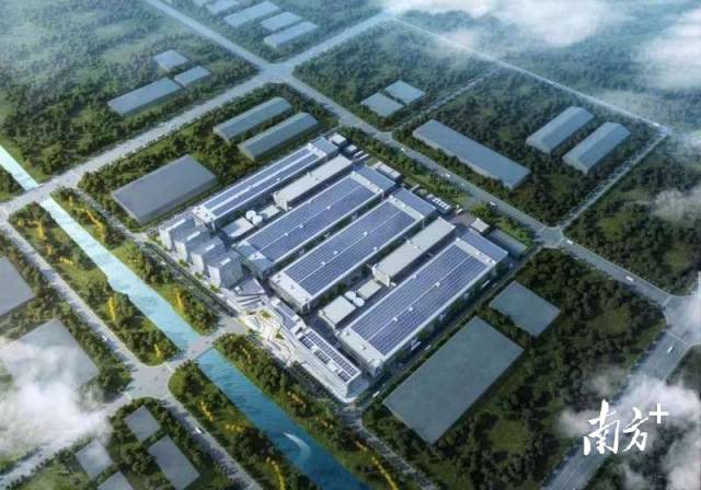 开工项目——广州融捷能源科技有限公司锂离子电池制造基地与研发中心项目效果图