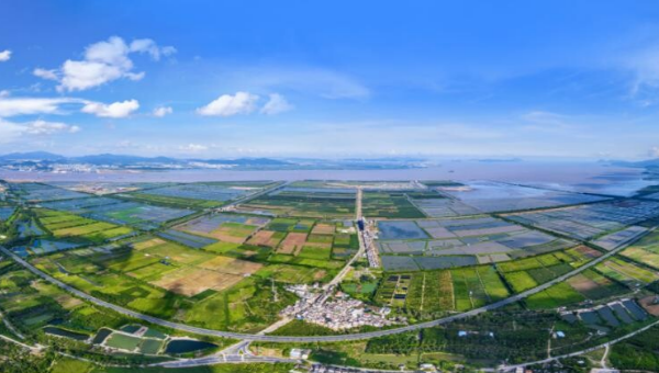 银湖湾滨海新区核心区规划面积55平方公里