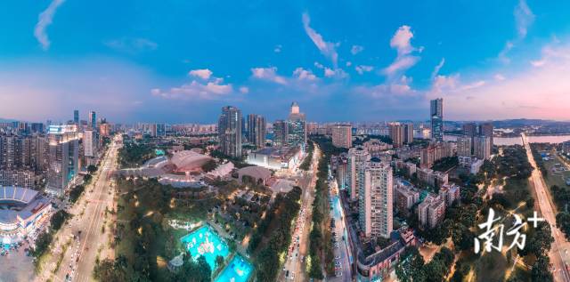 惠州奋力打造广东高质量发展新增长极。图为惠州市区一角。王昌辉 摄
