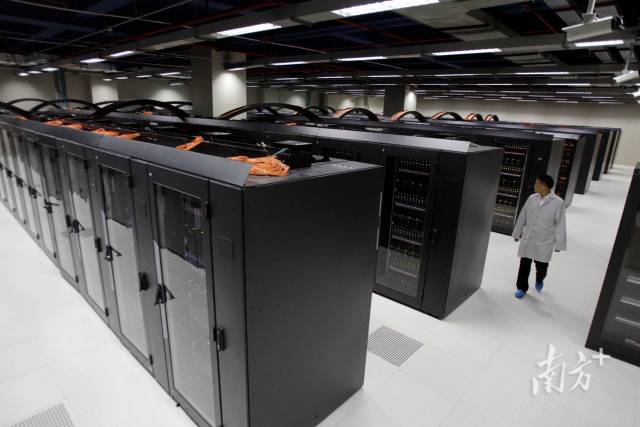 国家超级计算机深圳机房。南方+记者 鲁力 摄
