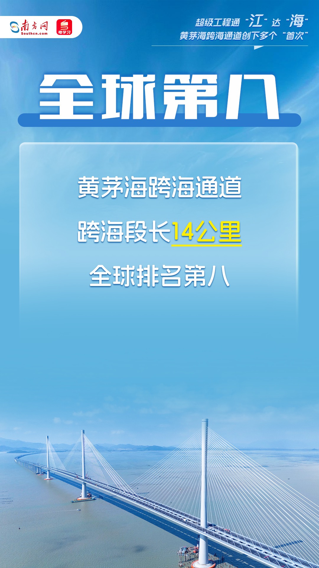 超级工程通“江”达“海”！这个跨海通道创下多个“首次”