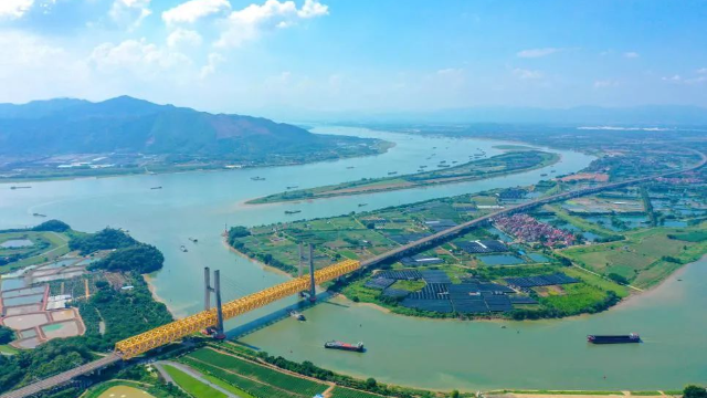 西江、北江、绥江三江汇流。图源：佛山市三水区发改局