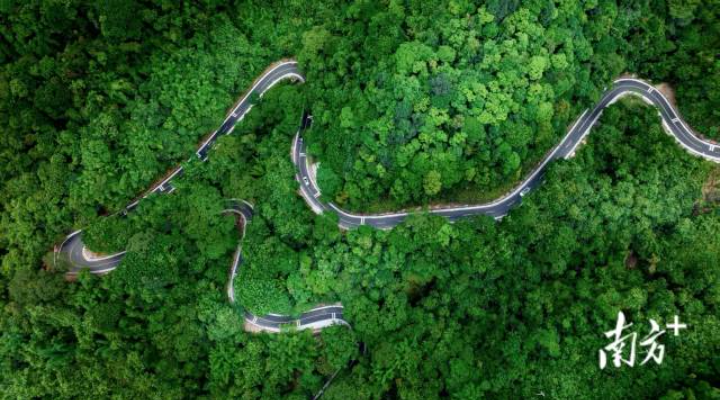 环南昆山—罗浮山引领区218公里最美旅游公路。