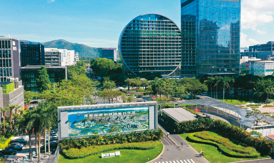 河套深港科技创新合作区深圳园区。甄建宏摄影