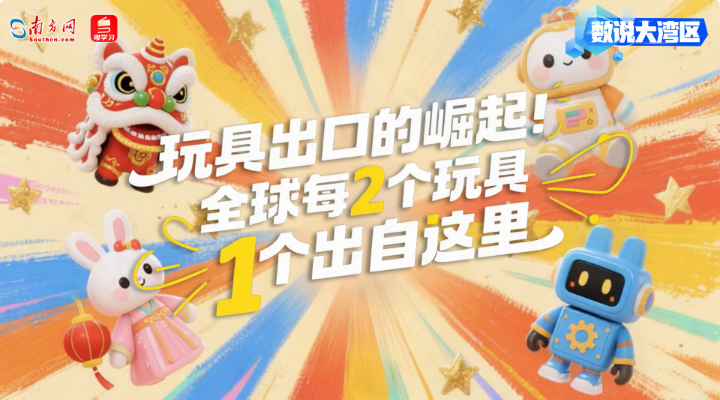 玩具出口的崛起！全球每2个玩具1个出自这里