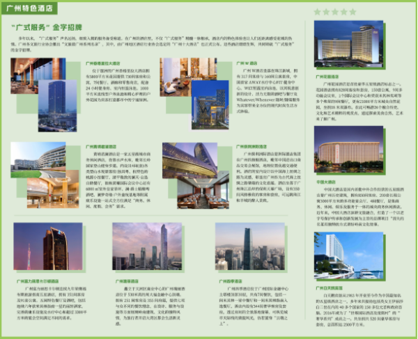 《广州十五运会地图》广式服务板块。